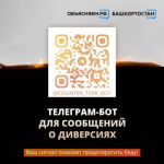 В Башкирии запущен телеграм-бот «[#alias|t.me/counter_te...|https://t.me/counter_terr_bot»] для сведений о совершенных и планируемых преступлениях террористической направленности.
